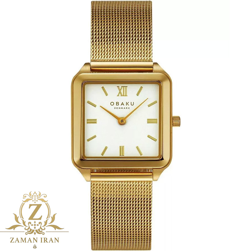 ساعت مچی زنانه اوباکو Obaku اورجینال مدل V309LXGWMG