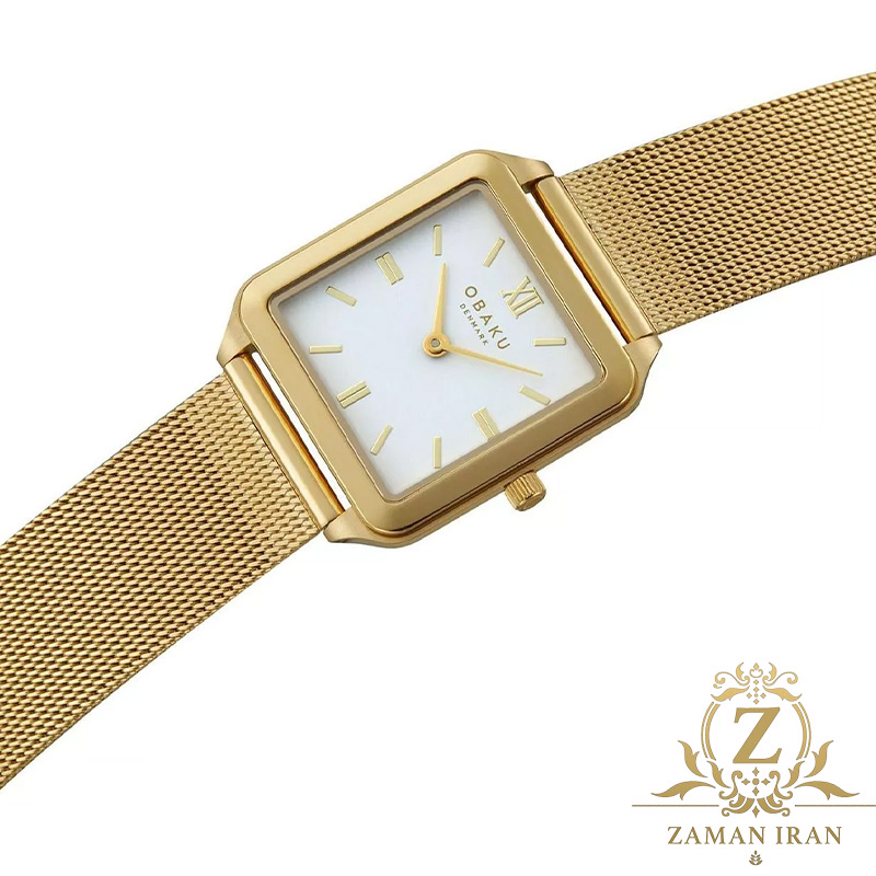 ساعت مچی زنانه اوباکو Obaku اورجینال مدل V309LXGWMG