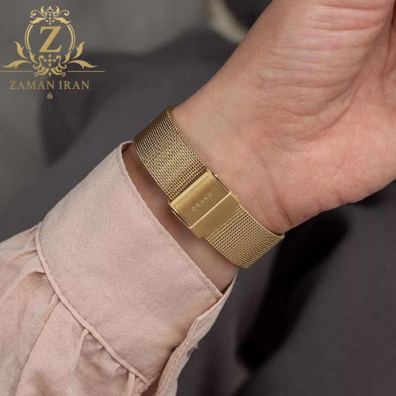 ساعت مچی زنانه اوباکو Obaku اورجینال مدل V309LXGWMG