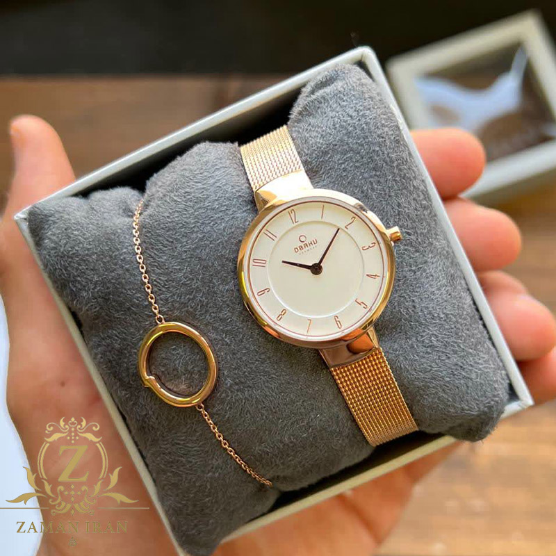 ساعت مچی زنانه اوباکو Obaku اورجینال مدل V187LXVIMV