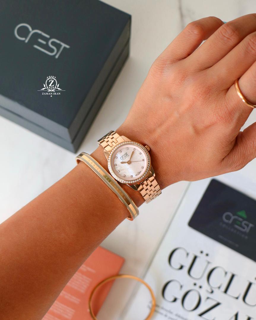 ساعت مچی زنانه کرست Crest اورجینال مدل 9010/1