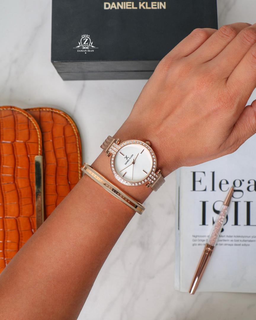 ساعت مچی زنانه دنیل کلین daniel klein اورجینال مدل DK.1.12781-3