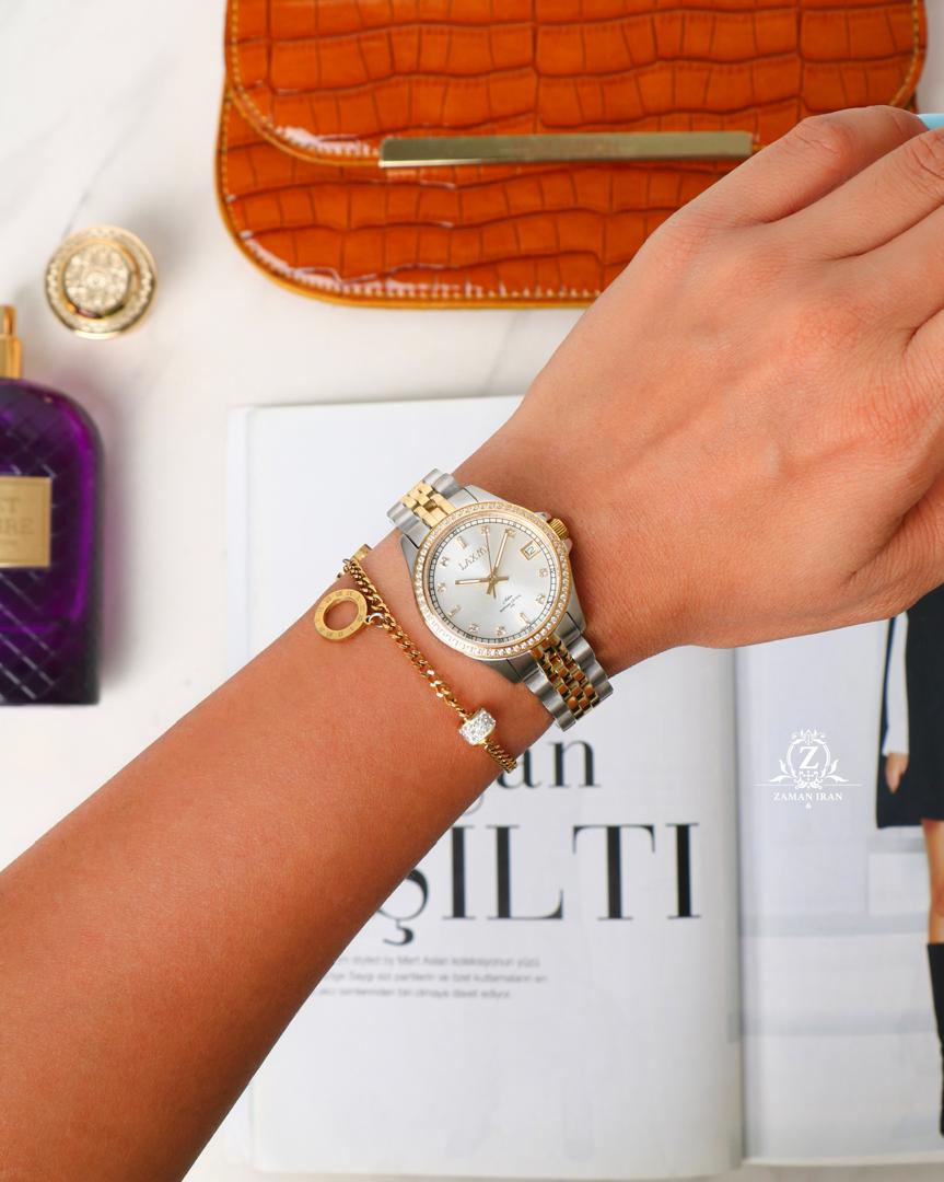 ساعت مچی زنانه لاکسمی LAXMI اورجینال مدلLA-8506-7