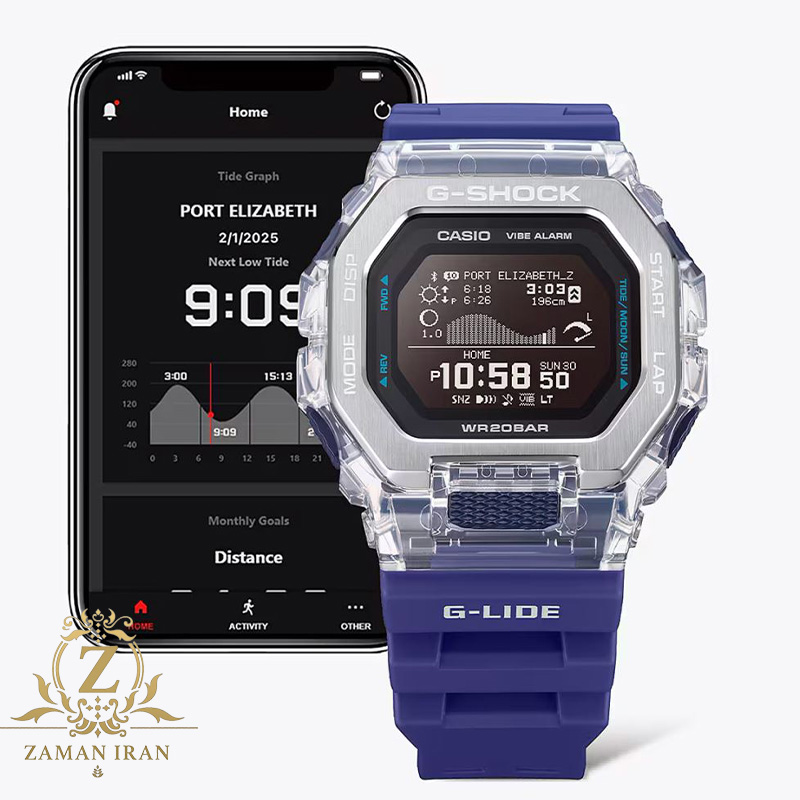 ساعت مچی مردانه کاسیو جی شاک casio اورجینال مدل GBX-100S-2DR