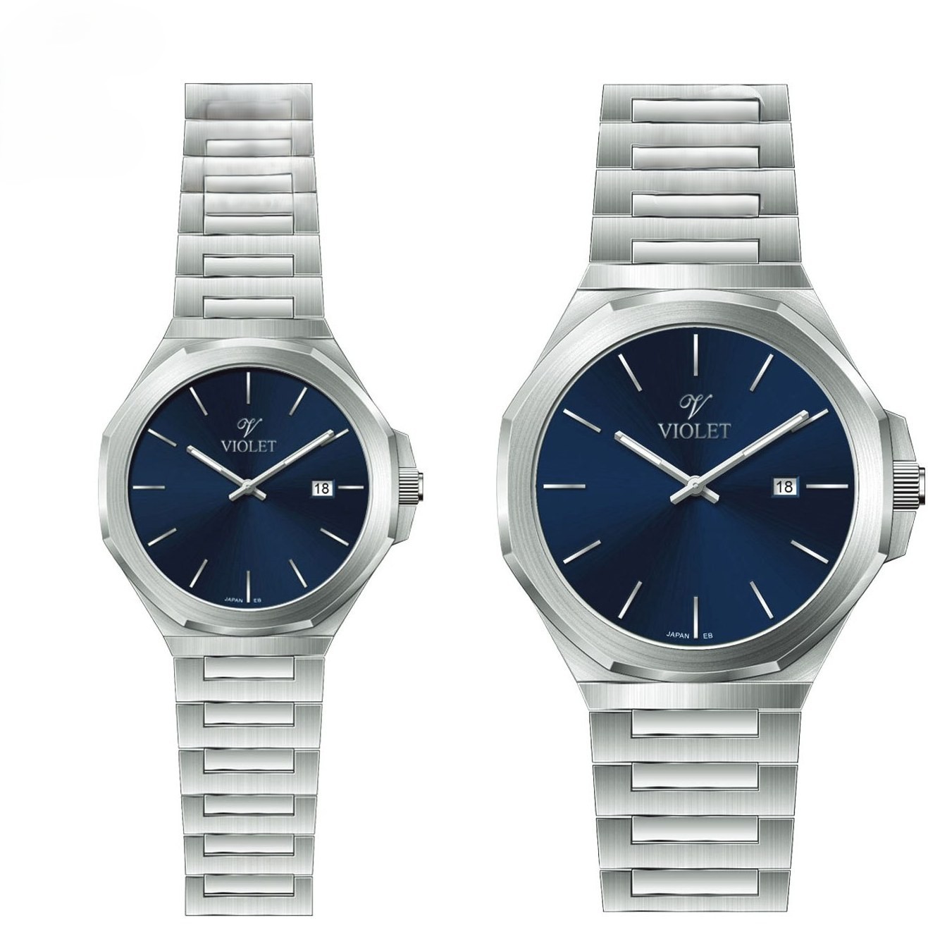 ساعت مچی ست مردانه و زنانه ویولت Violet اورجینال مدلB0623G/151