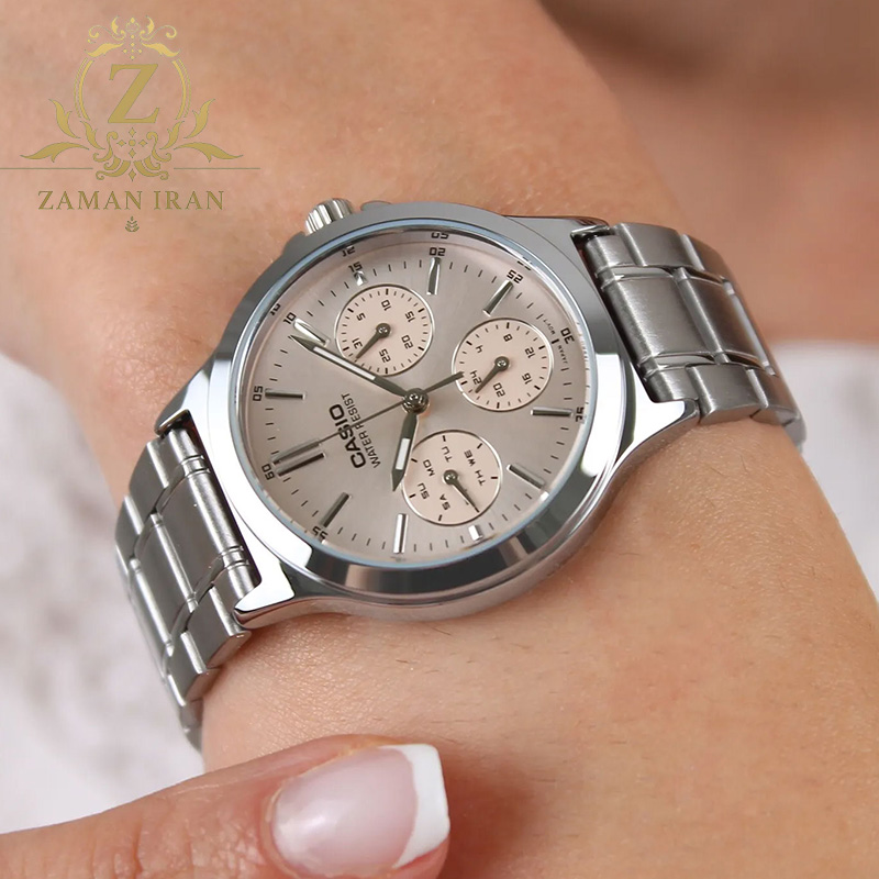 ساعت مچی زنانه کاسیو  casio اورجینال مدلLTP-V300D-4AUDF