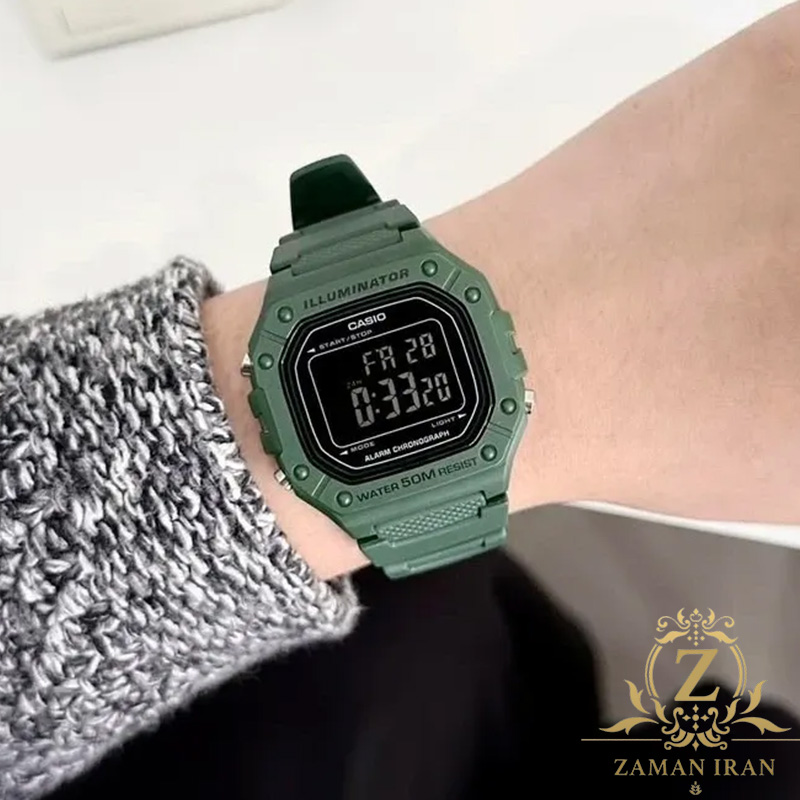 ساعت مچی مردانه کاسیو  casio اورجینال مدل W-218H-3BVDF