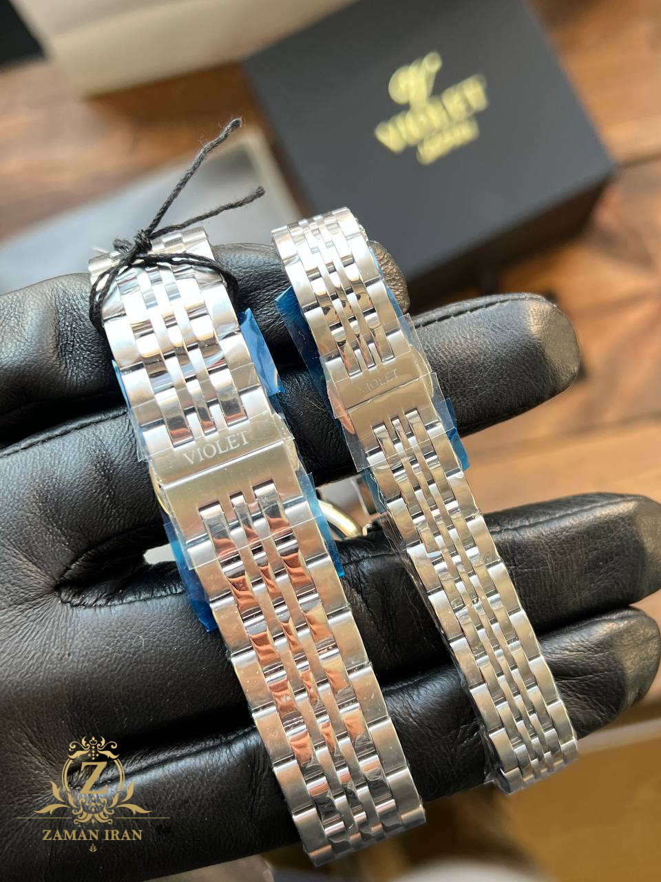 ساعت مچی ست مردانه و زنانه ویولت Violet اورجینال مدل b32760g/111 C