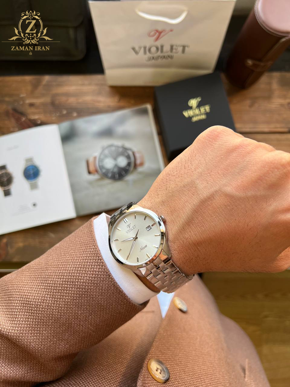 ساعت مچی مردانه ویولت Violet اورجینال مدل b32766g/111