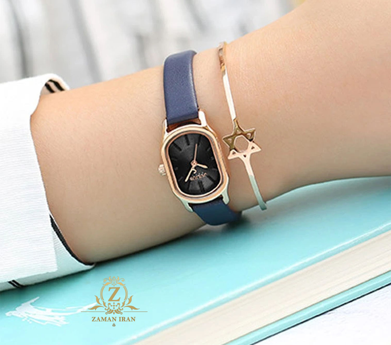 ساعت مچي زنانه بند چرمي جوليوس مدل JA-1112E