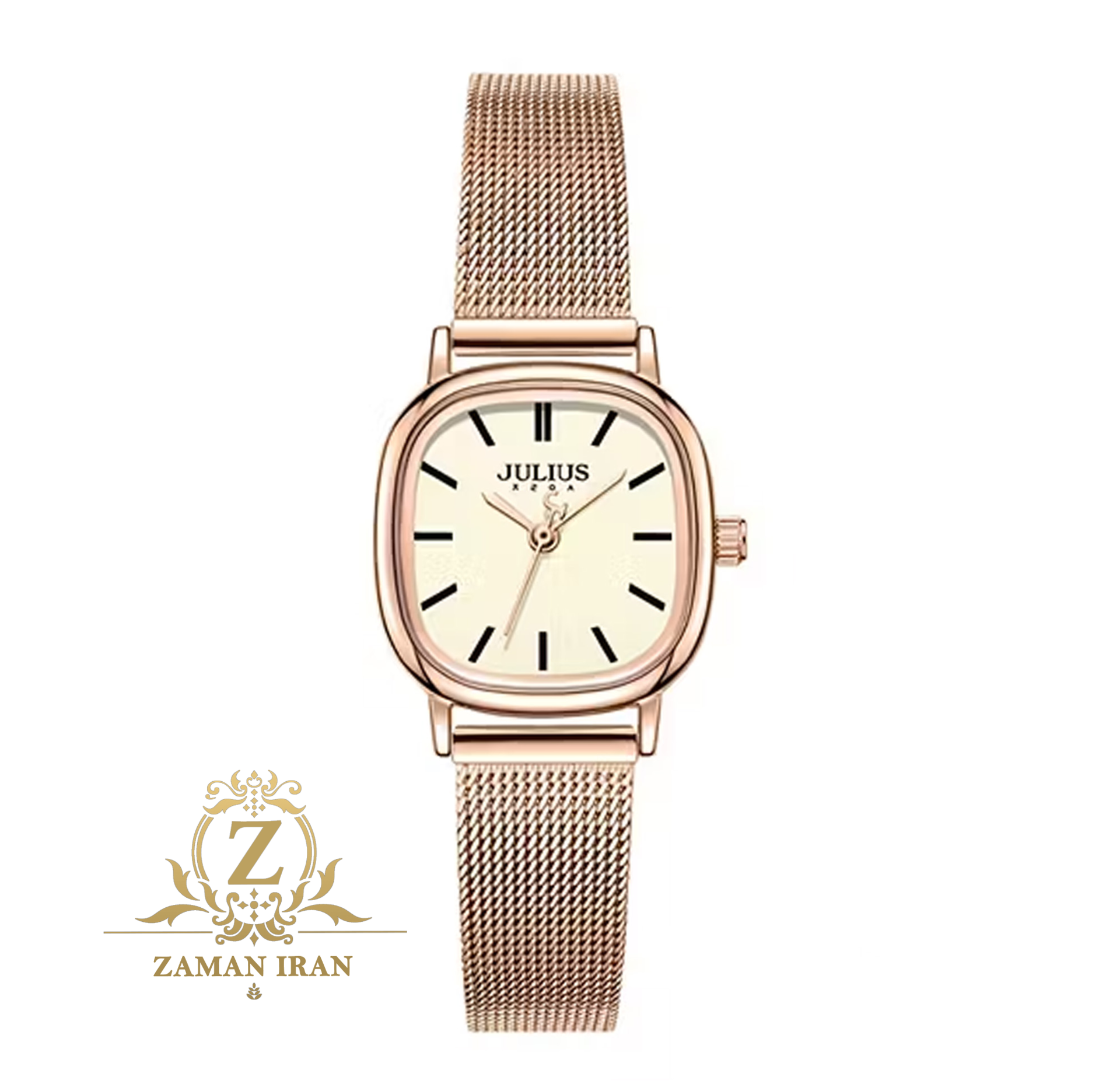 ساعت مچي زنانه بند حصيري جوليوس مدل JA-1538C