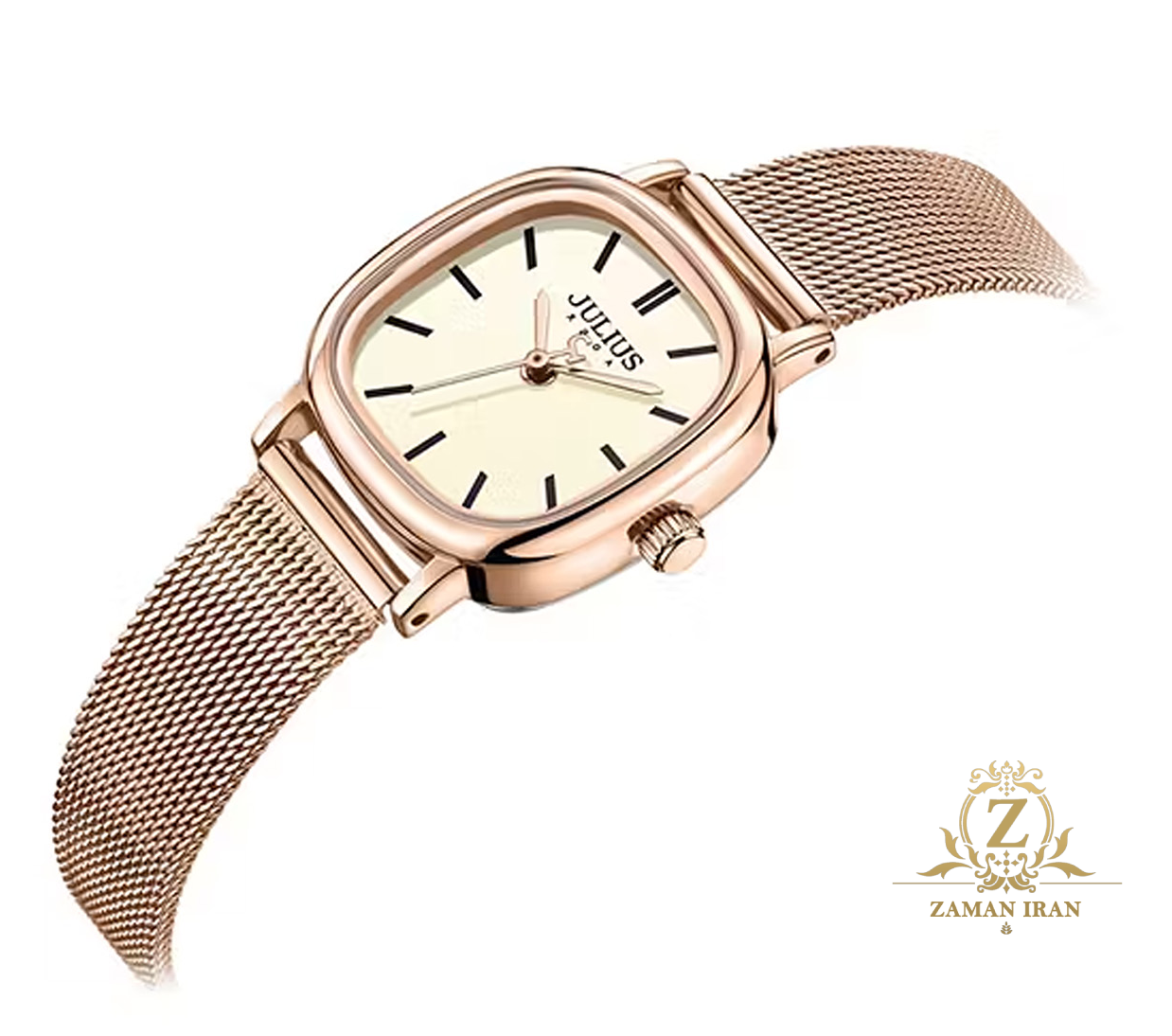 ساعت مچي زنانه بند حصيري جوليوس مدل JA-1538C