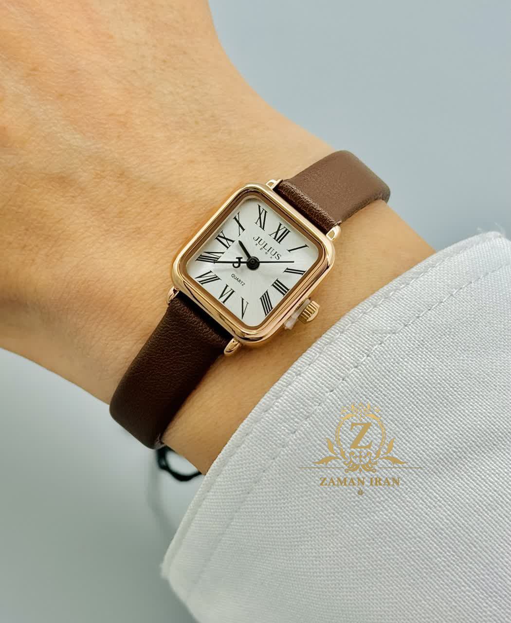 ساعت مچي زنانه بند چرمي جوليوس مدل JA-1414C