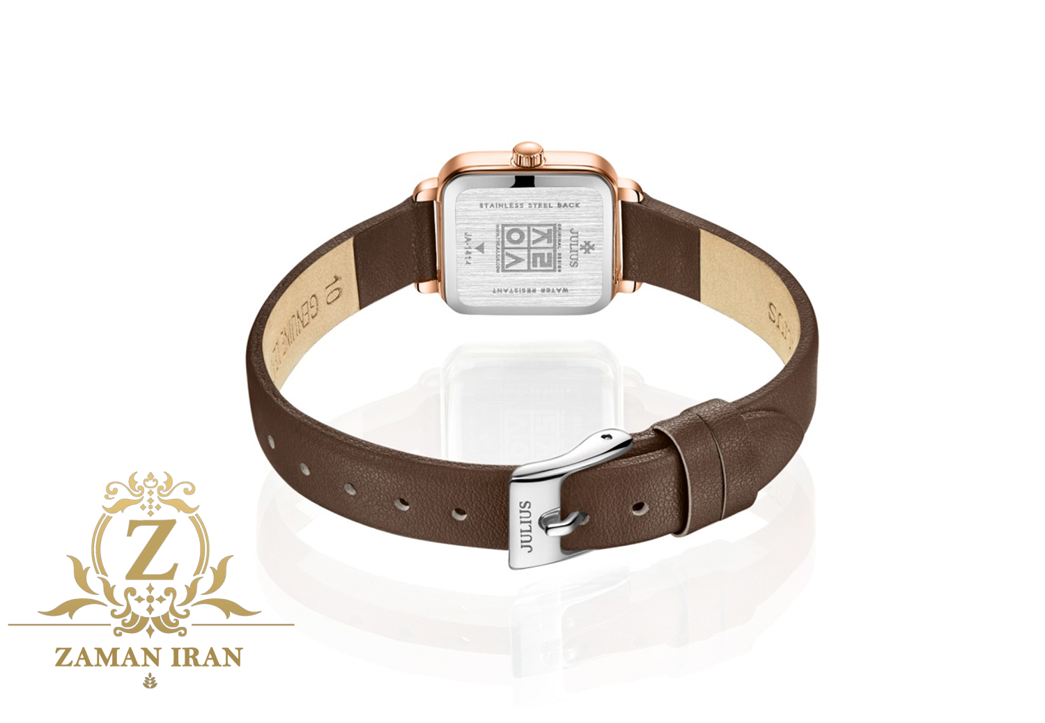 ساعت مچي زنانه بند چرمي جوليوس مدل JA-1414C