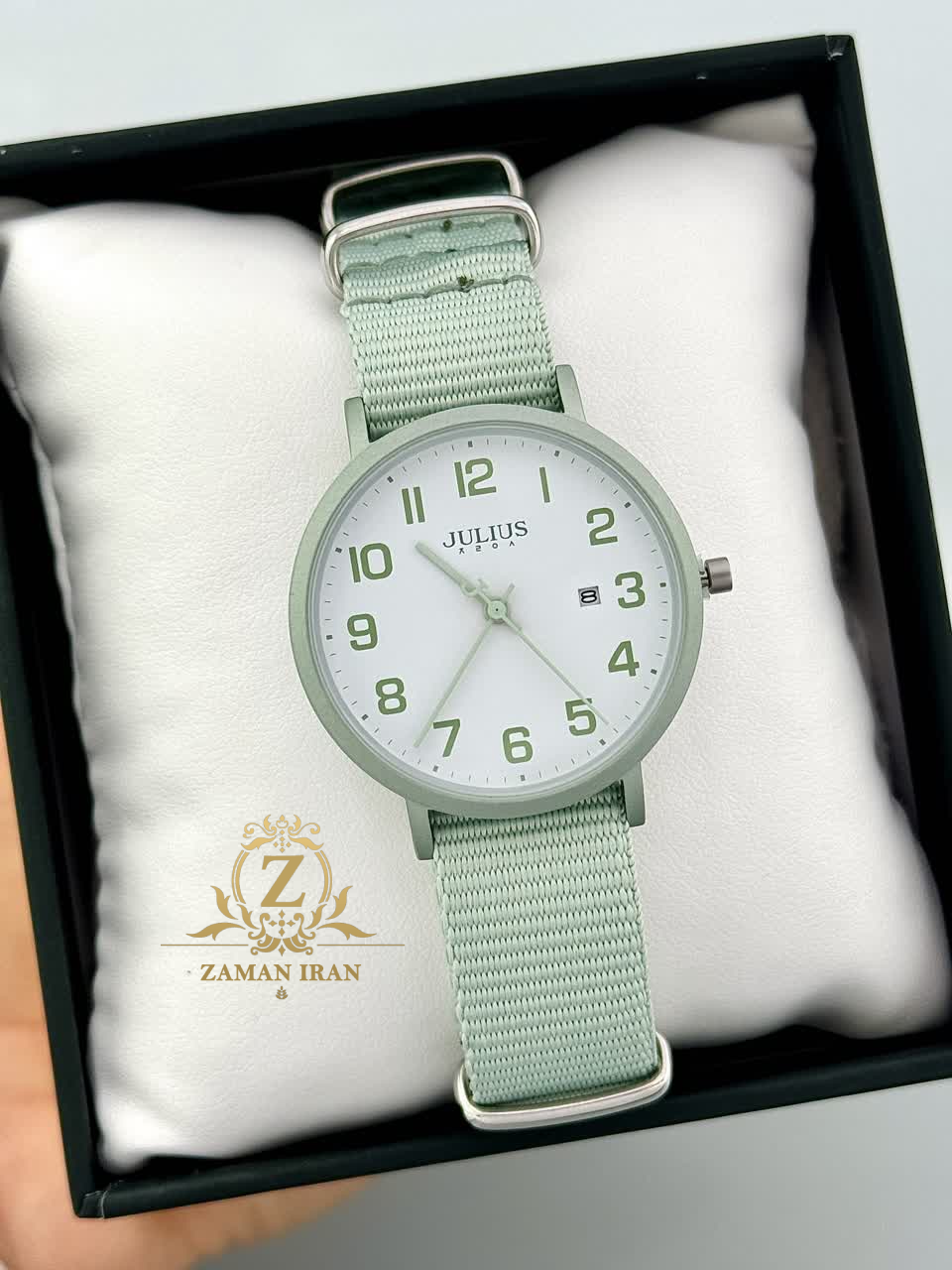 ساعت مچي زنانه بند برزنتي جوليوس مدل JA-1552C