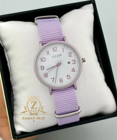 ساعت مچي زنانه بند برزنتي جوليوس مدل JA-1552D