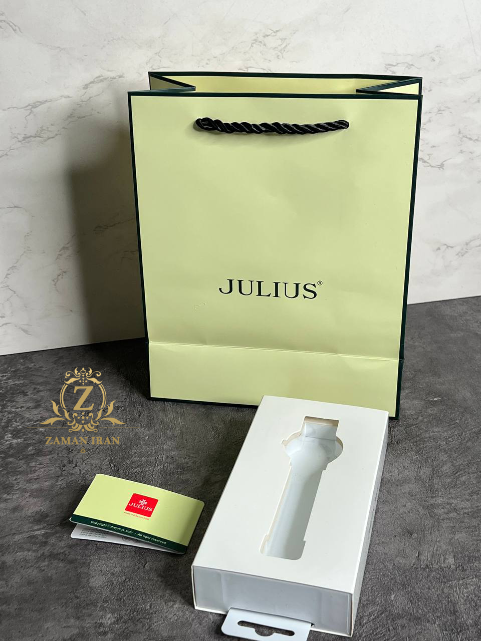 ساعت مچي زنانه بند برزنتي جوليوس مدل JA-1552G