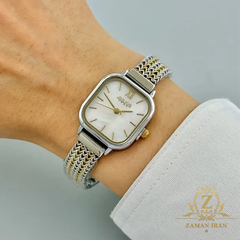 ساعت مچي بند حصيري زنانه جوليوس مدل JA-1405F