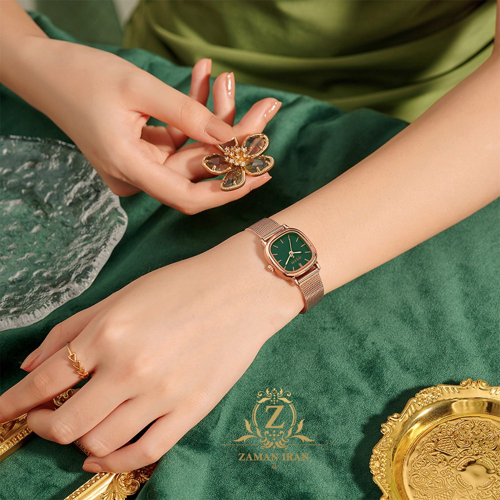 ساعت مچي بند حصيري زنانه جوليوس مدل JA-1360C