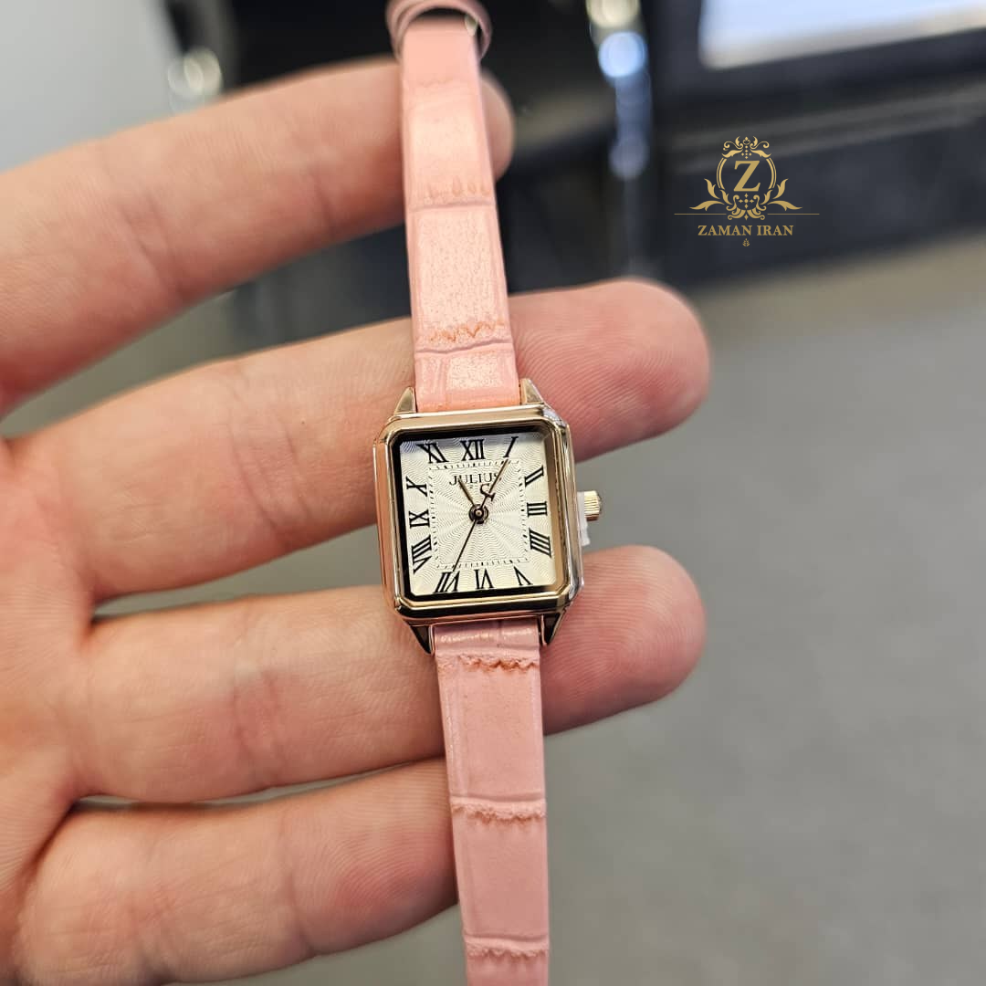 ساعت مچي زنانه بند چرمي جوليوس مدل JA-1493B
