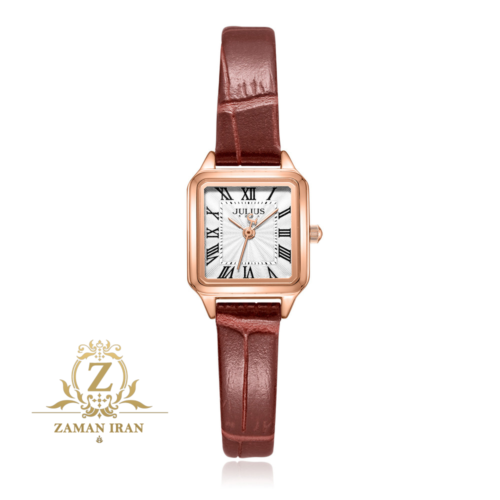 ساعت مچي زنانه بند چرمي جوليوس مدل JA-1493C