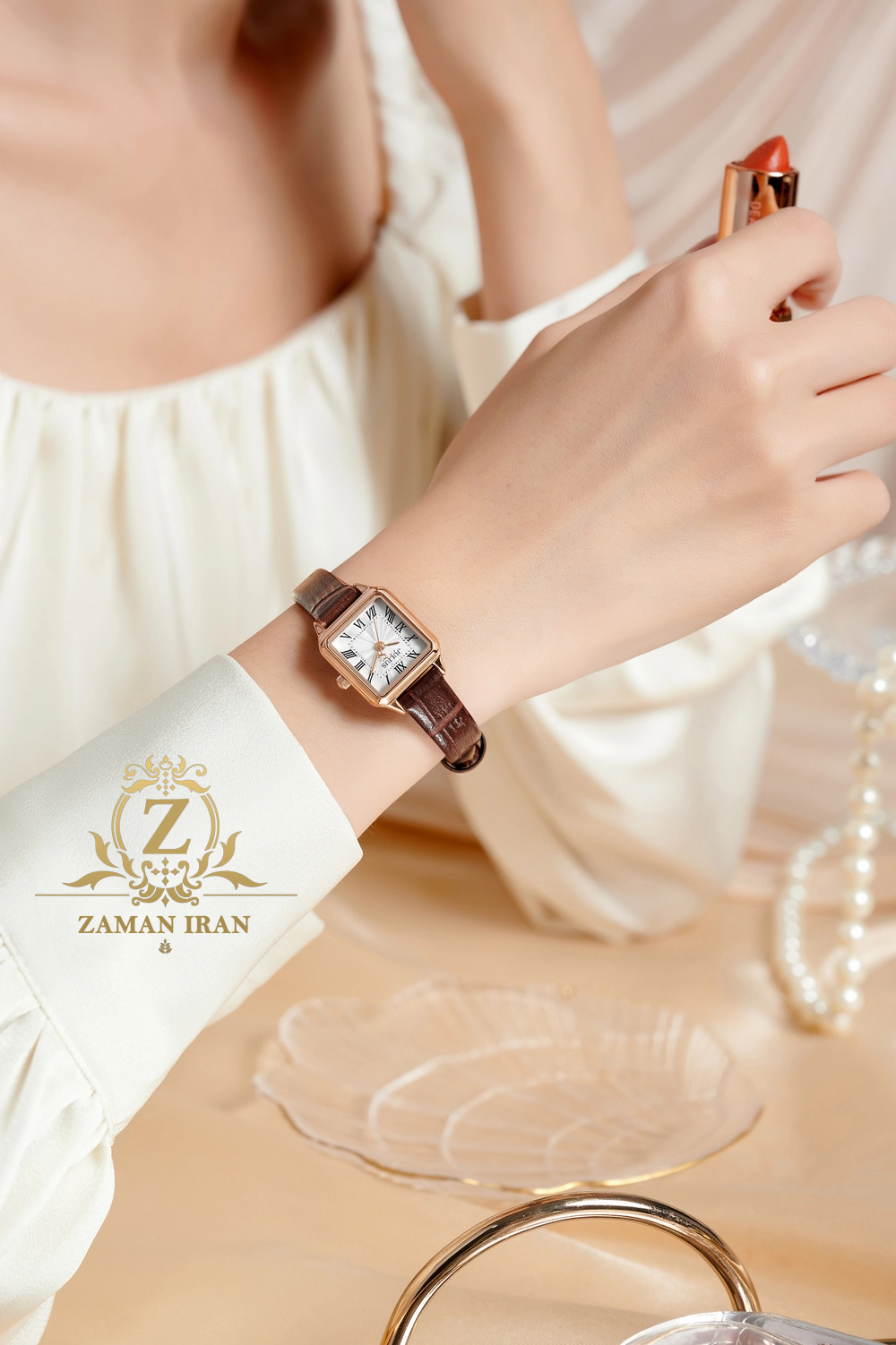 ساعت مچي زنانه بند چرمي جوليوس مدل JA-1493C