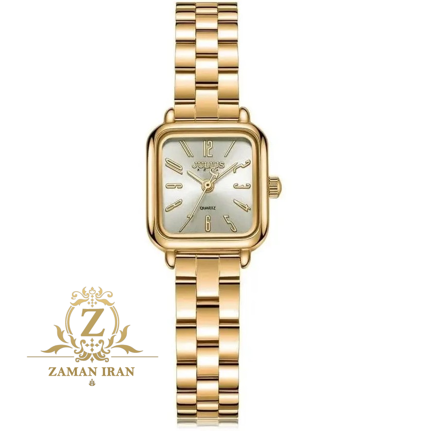 ساعت مچي زنانه قاب مربعي جوليوس مدل JA-1415B