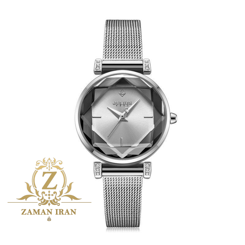 ساعت مچي زنانه گرد بندحصيري جوليوس مدل JA-1063A