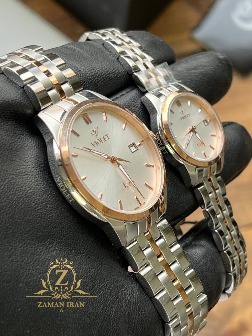 ساعت مچی ست مردانه و زنانه ویولت Violet اورجینال مدل B32766G/919 C