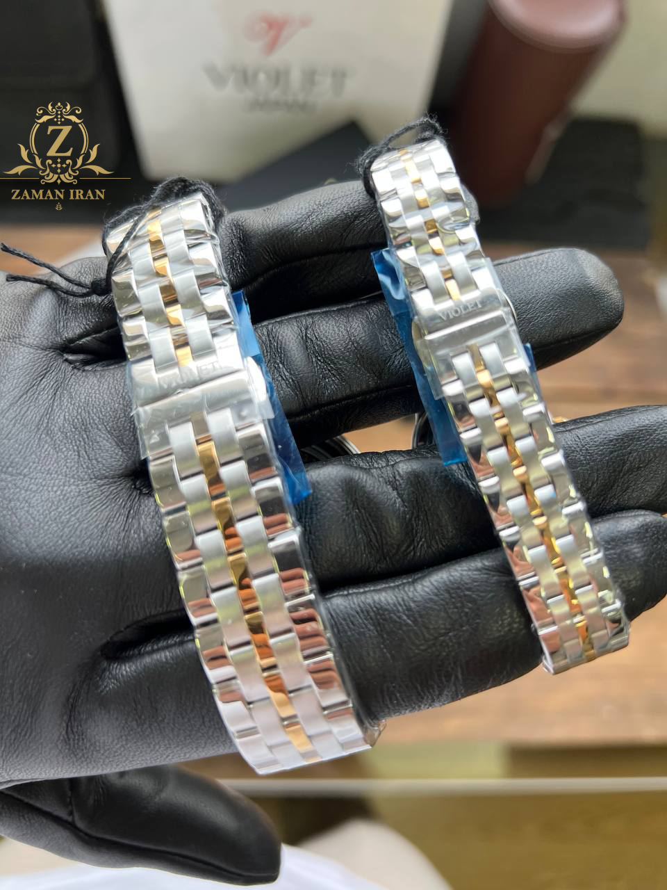 ساعت مچی ست مردانه و زنانه ویولت Violet اورجینال مدل B32766G/818 C