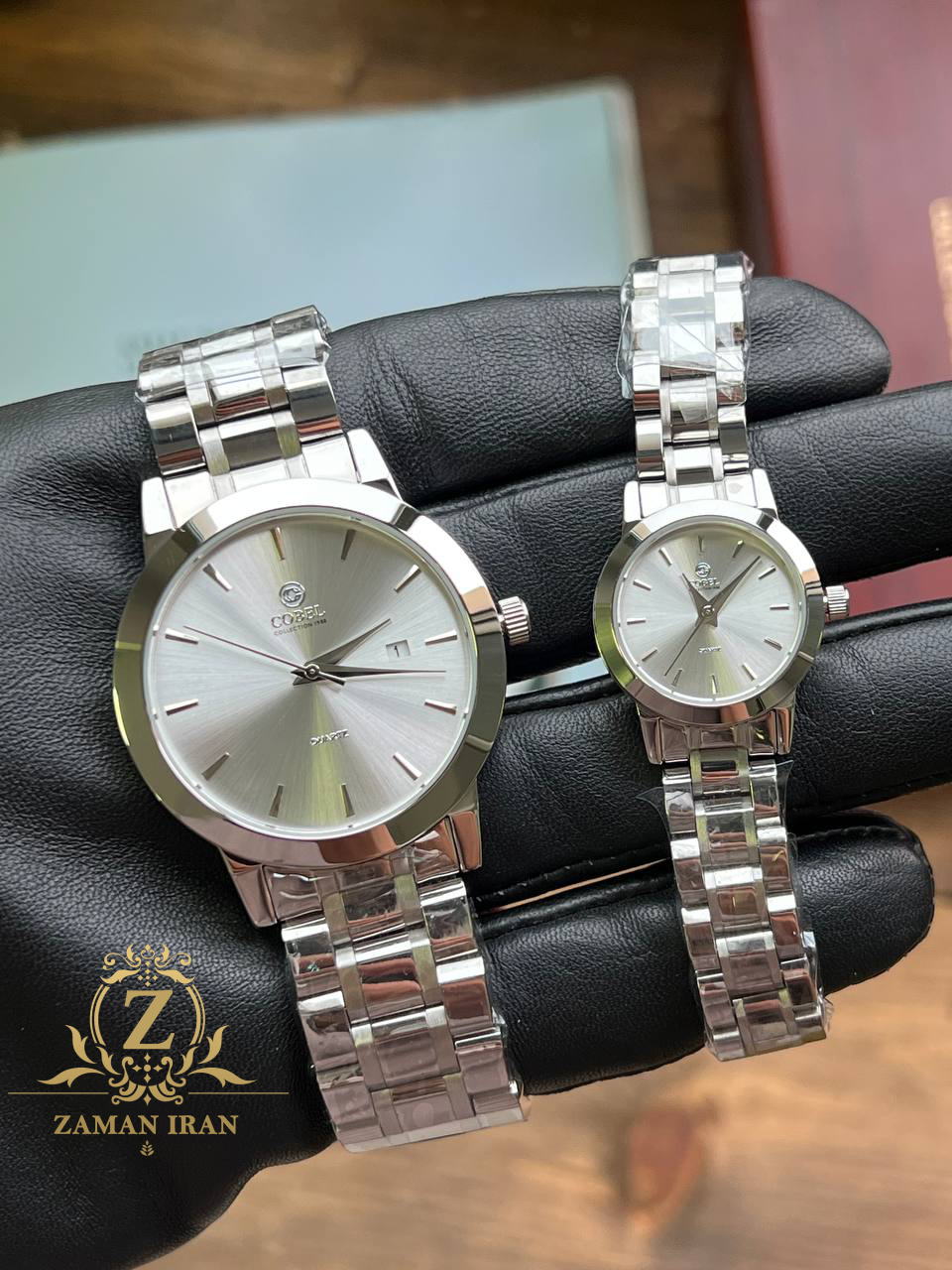 ساعت مچی ست مردانه و زنانه کوبل COBEL اورجینال مدل CB6467G-01 C