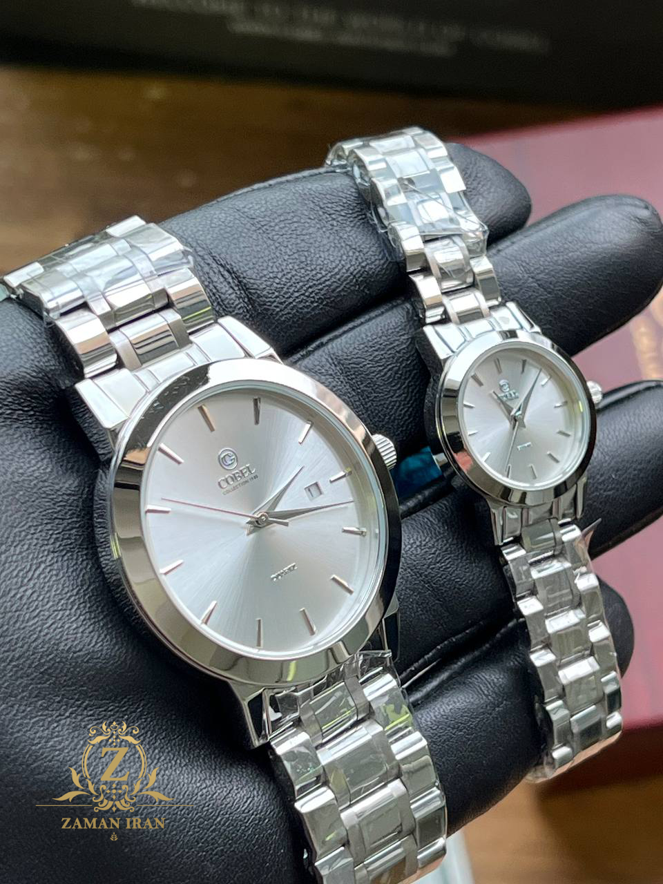 ساعت مچی ست مردانه و زنانه کوبل COBEL اورجینال مدل CB6467G-01 C