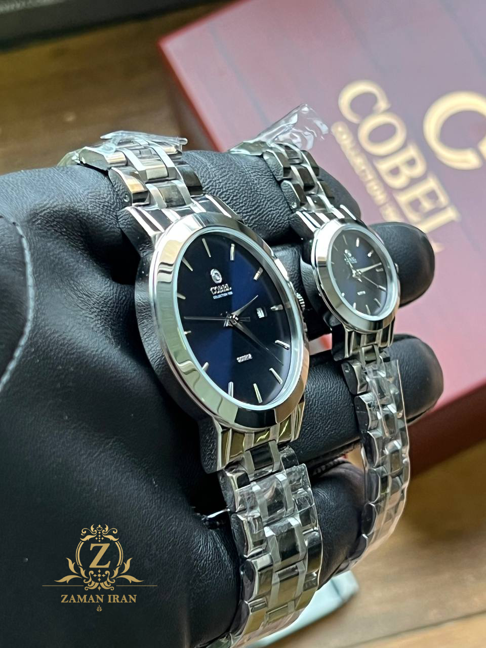 ساعت مچی ست مردانه و زنانه کوبل COBEL اورجینال مدل CB6467G-02 C
