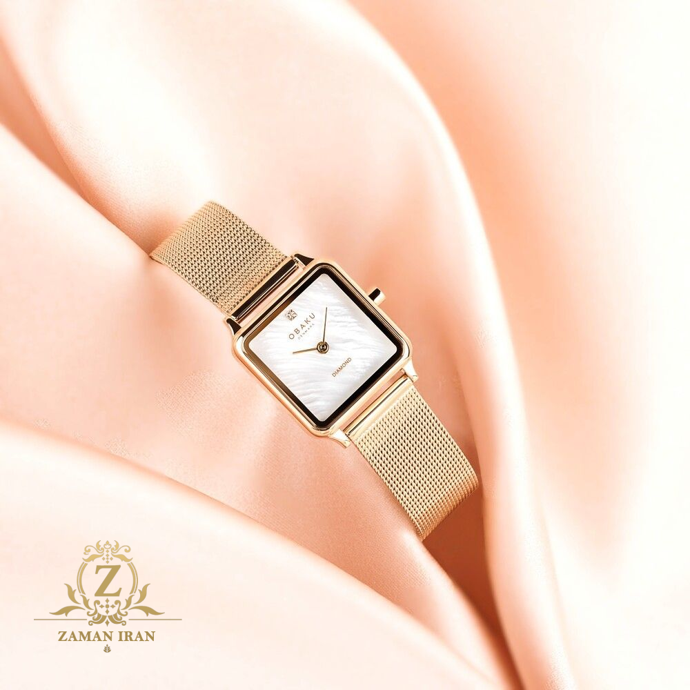 ساعت مچی زنانه اوباکو Obaku اورجینال مدل V301LXVWMV