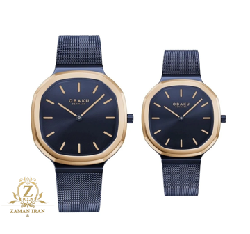 ساعت مچی ست مردانه و زنانه اوباکو Obaku اورجینال مدل V253GXSLML C