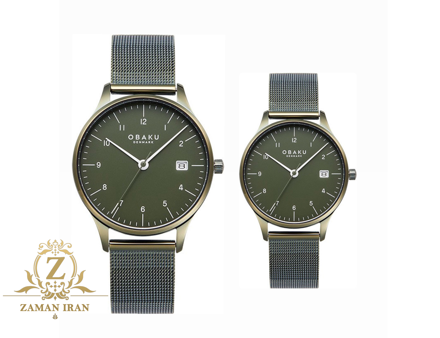 ساعت مچی ست مردانه و زنانه اوباکو Obaku اورجینال مدل V298GDEEME C