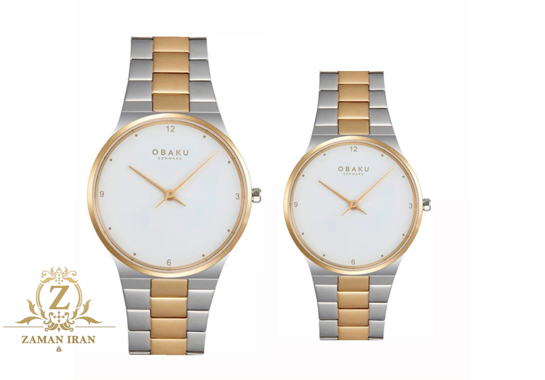 ساعت مچی ست مردانه و زنانه اوباکو Obaku اورجینال مدل V305GXFWSF C