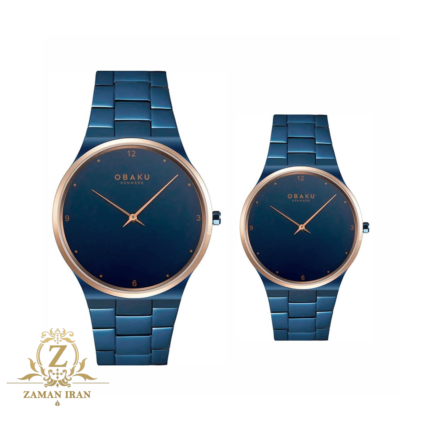 ساعت مچی ست مردانه و زنانه اوباکو Obaku اورجینال مدل V305GXSLSL C