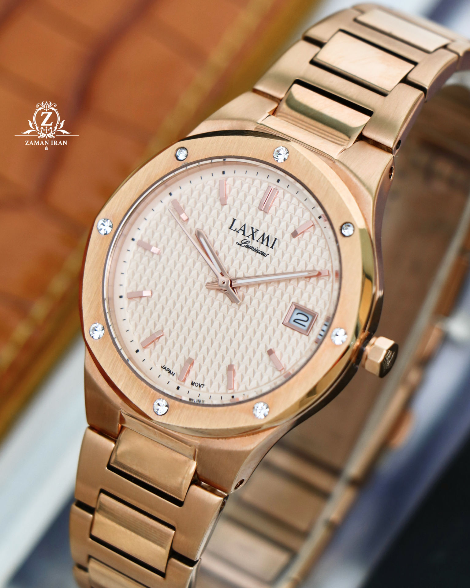 ساعت مچی زنانه لاکسمی LAXMI اورجینال مدل LA-8112-2