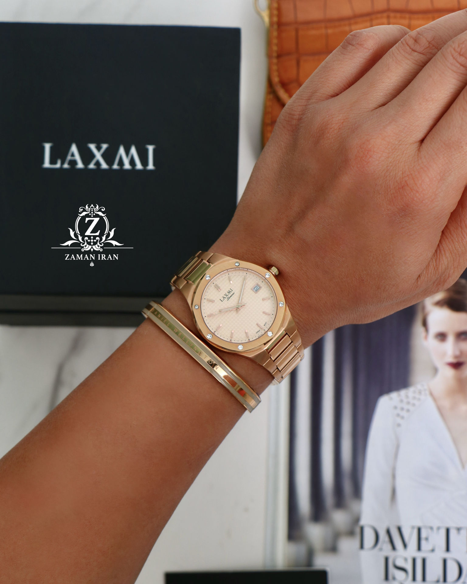 ساعت مچی زنانه لاکسمی LAXMI اورجینال مدل LA-8112-2