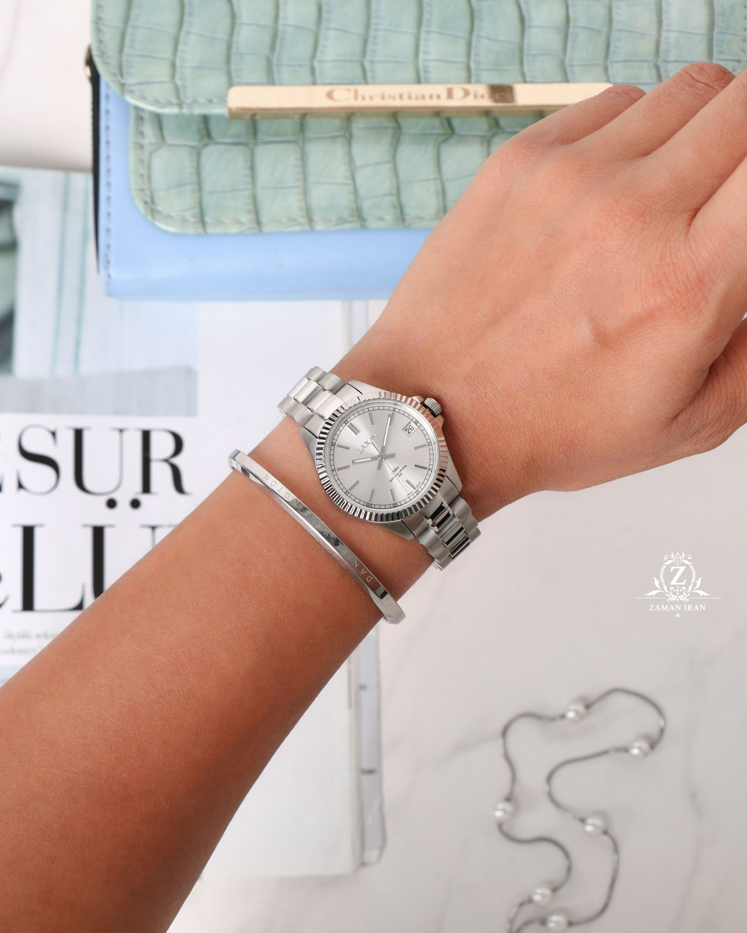 ساعت مچی زنانه لاکسمی LAXMI اورجینال مدل LA-8506-11