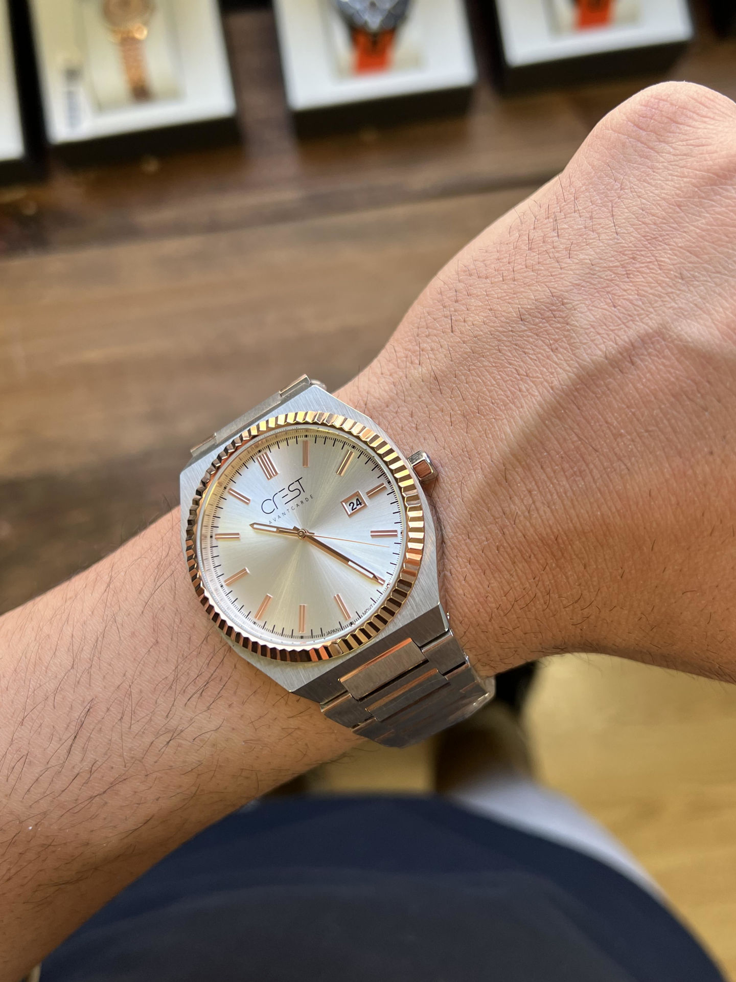 ساعت مچی مردانه کرست crest اورجینال مدل 6242/4