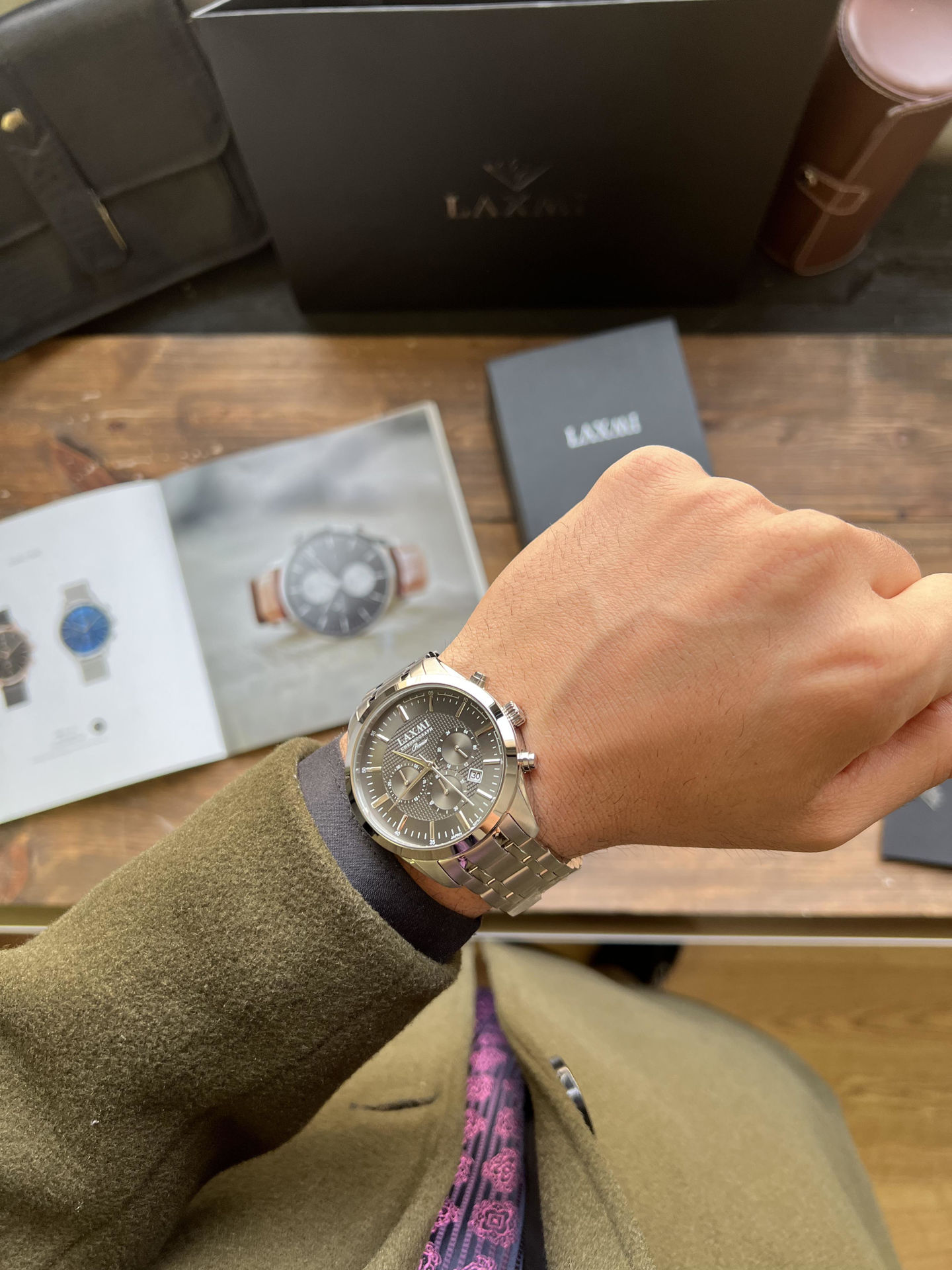 ساعت مچی مردانه لاکسمی LAXMI اورجینال مدل LA-8187-3