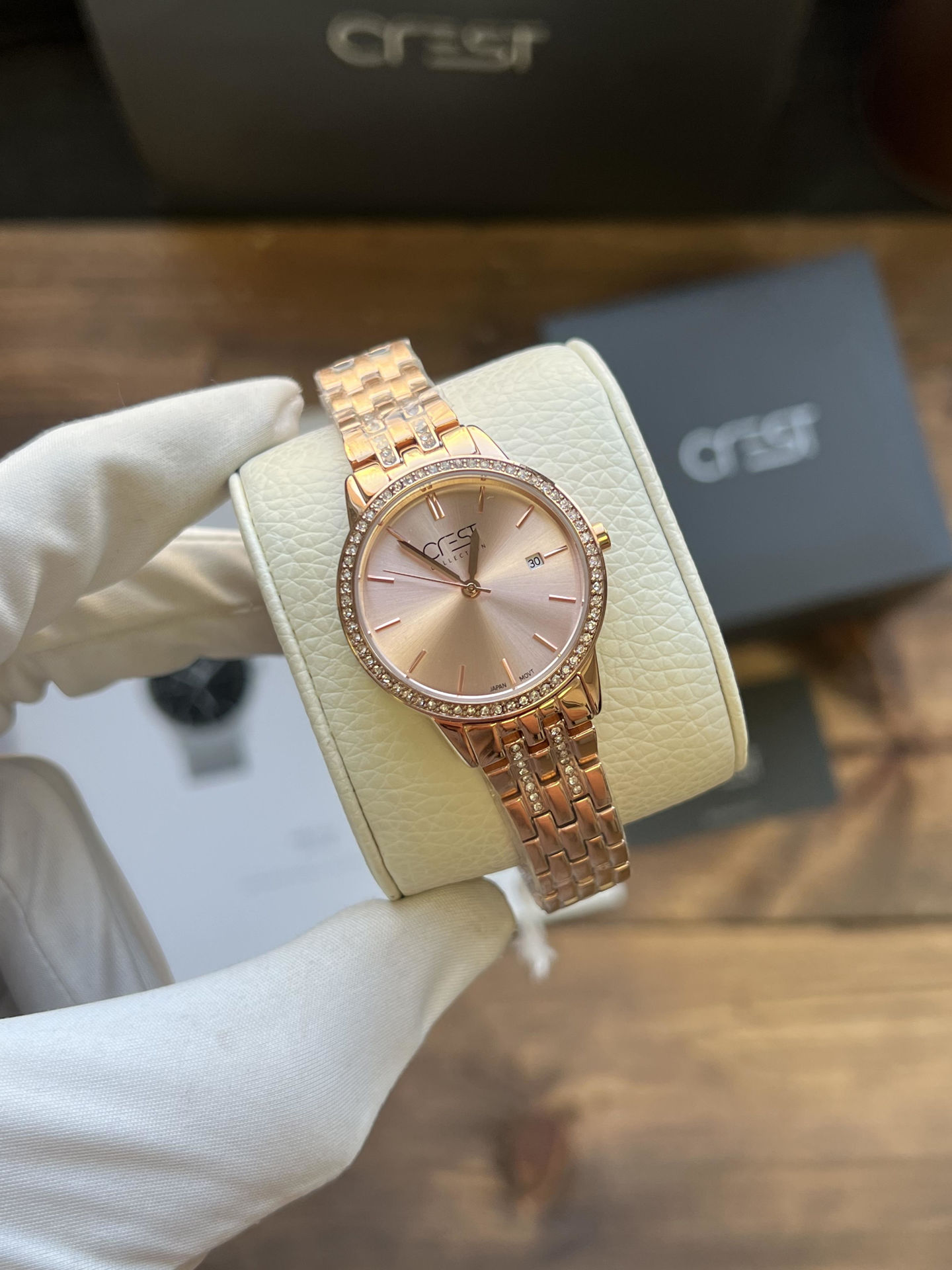 ساعت مچی زنانه کرست crest اورجینال مدل 9014/4