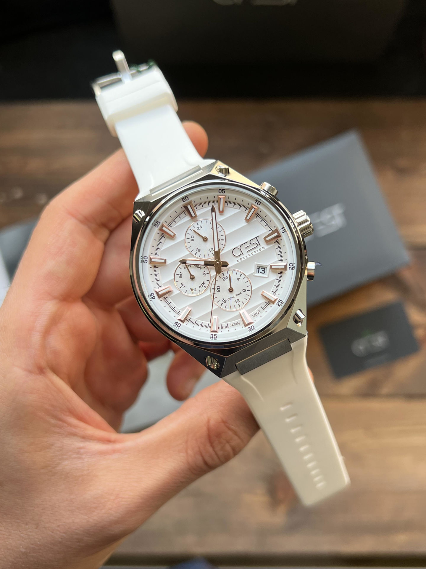 ساعت مچی مردانه کرست crest اورجینال مدل 6336/6