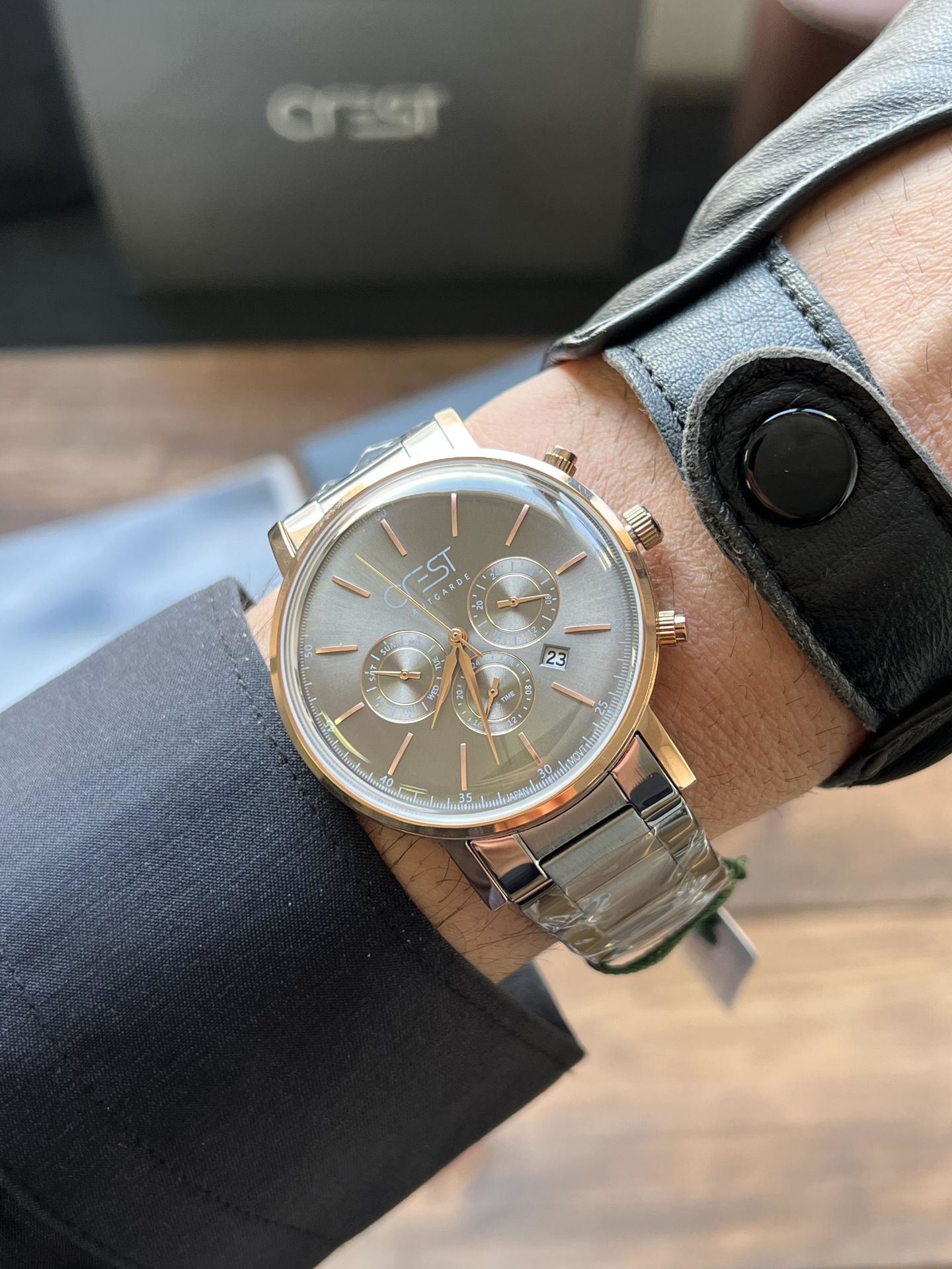 ساعت مچی مردانه کرست crest اورجینال مدل 6238/1