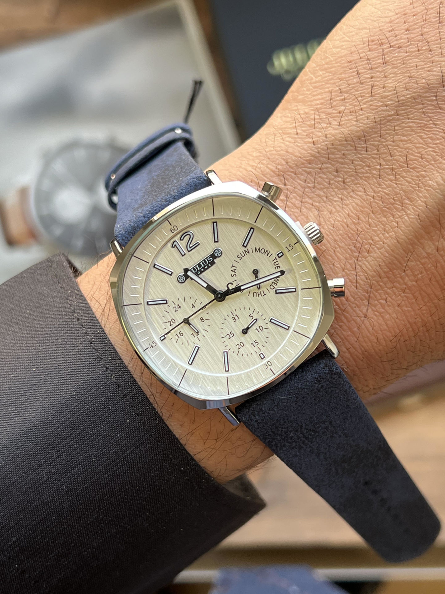 ساعت مچي مردانه فول تايم جوليوس مدل JAH-098A