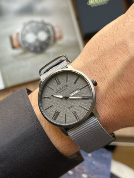 ساعت مچي مردانه بند برزنتي جوليوس مدل JAH-124C