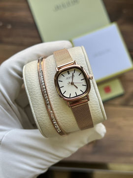 ساعت مچي زنانه بند حصيري جوليوس مدل JA-1538C