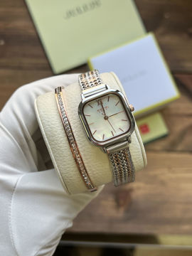 ساعت مچي بند حصيري زنانه جوليوس مدل JA-1405G